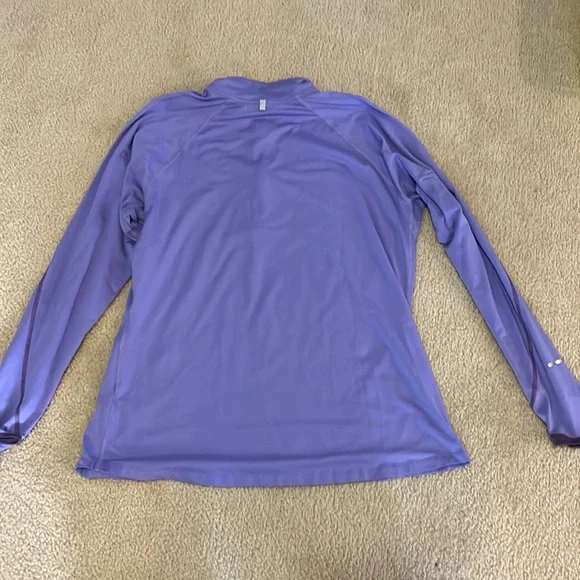 Nike Athletic Quarter Zip XL Extra Large Running Dri-Fit Athlete Workout purple - Picture 3 of 3